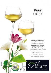 Alsace advertentie bloemen