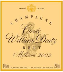 Cuvee William Deutz 2002-EN