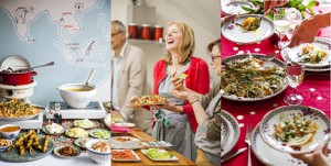 De vrolijke tafel beeldenreeks klein