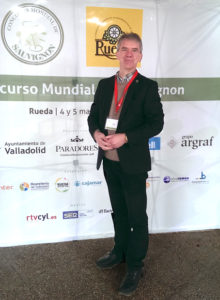 Chris Alblas jurylid 7de ConcourS Mondial Sauvignon in Rueda