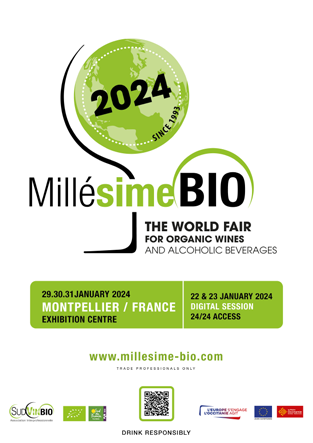 MILLÉSIME BIO IS ABOUT TO WELCOME 11,000 TRADE VISITORS IN 2024