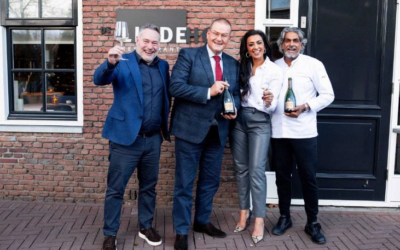 Topchampagne bij sterrenrestaurant: De Lindehof in Nuenen heeft een wereldprimeur