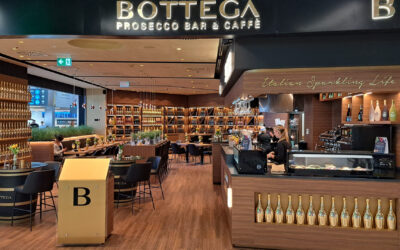BUDAPEST AIRPORT: NEW PROSECCO BAR